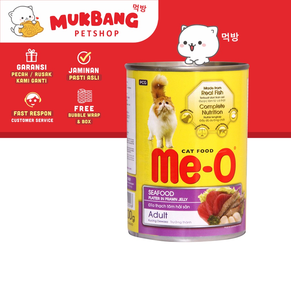 Meo Wetfood Kaleng 400 Gr Makanan Basah Kaleng Kucing Meo Wet Food Kaleng