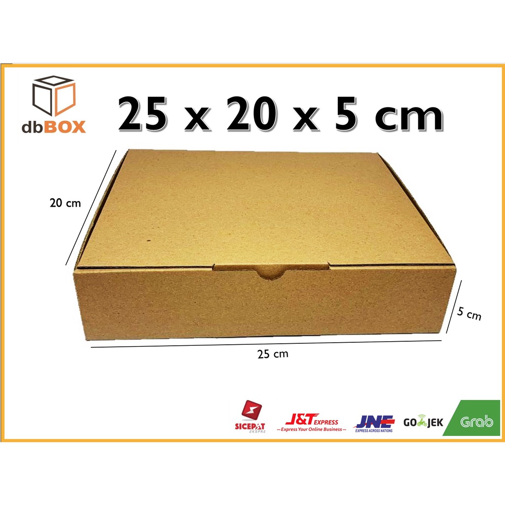 Kardus 25x20x5 cm....Die Cut kotak aksesoris-dll model box pizza-1