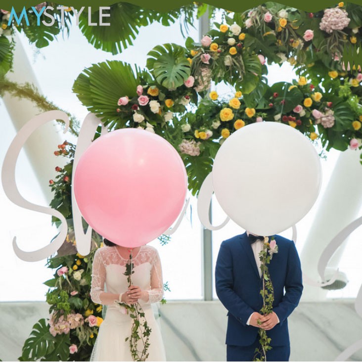 BALON LATEX PASTEL JUMBO 36 INCH 1PC BALON LATEX WEDDING BALON LATEX MURAH TEBAL