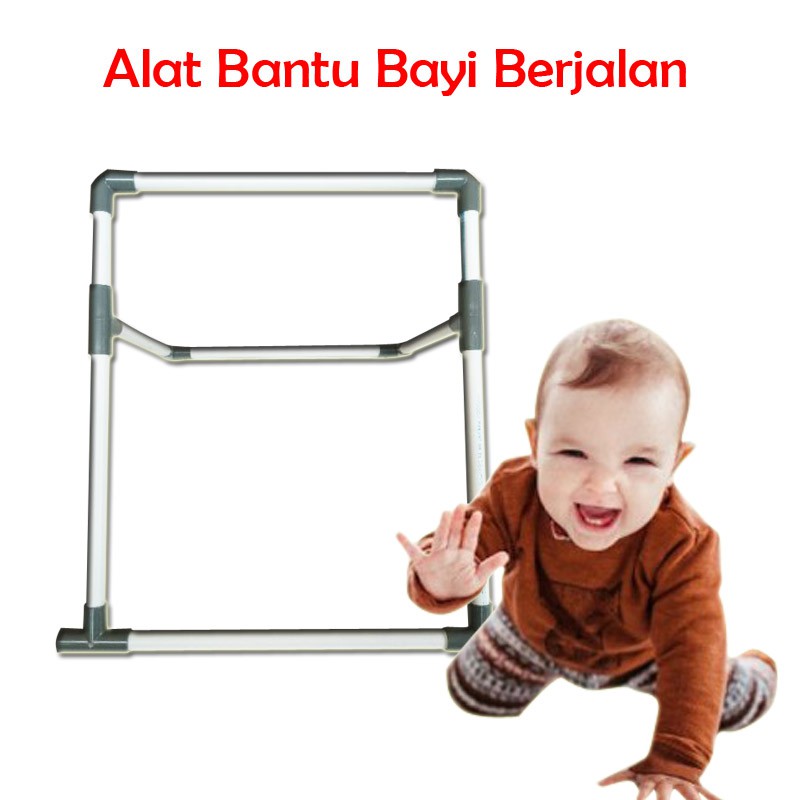 Alat Bantu Jalan Bayi dari paralon pvc baby push walker / mainan belajar jalan / belajar jalan bayi / alat belajar jalan bayi murah