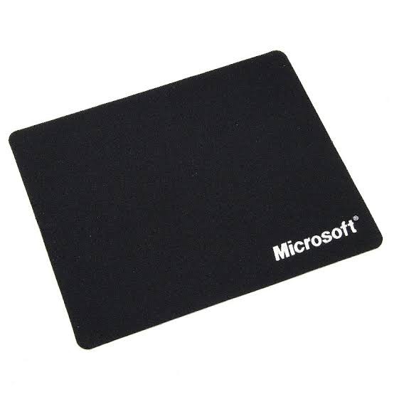 MousePad GAMING/KANTOR mouse pad microsoft Hitam Murah Anti Slip Alas tatakan mouse murah
