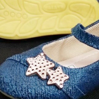 Sepatu Anak Perempuan Usia 1 2 6 Tahun BIRU Size 22 - 35 - Sepatu Pesta Anak Perempuan Casual