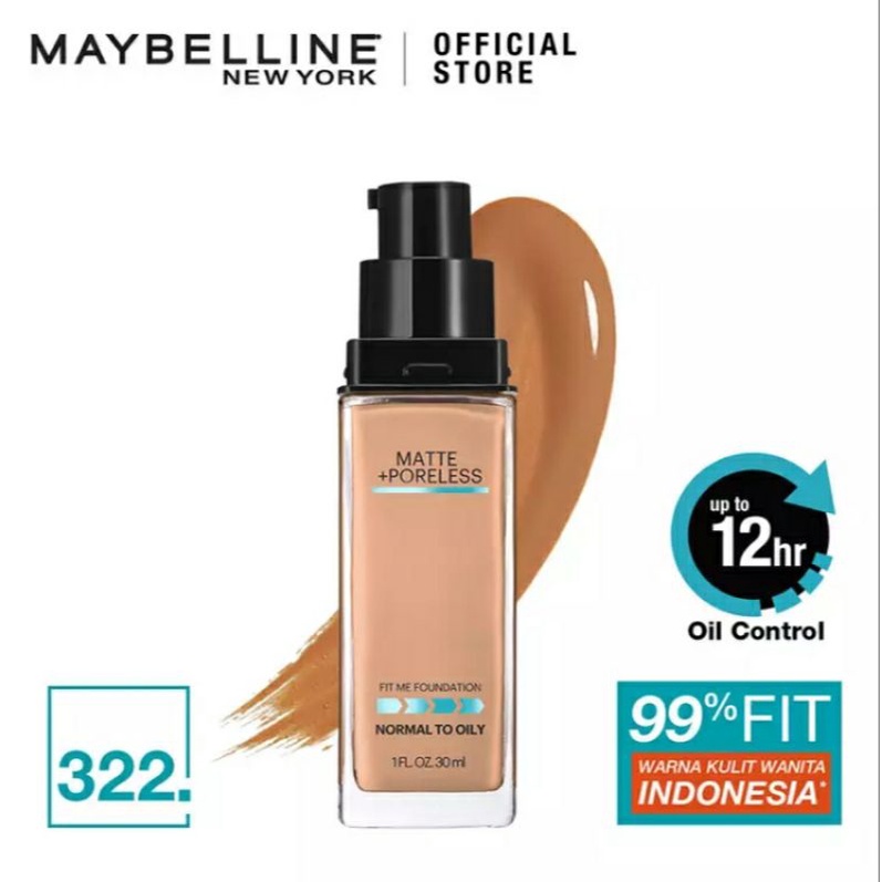 Maybelline Fit Me Matte+Poreless Puff Foundation