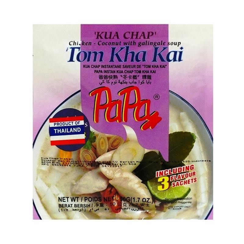 

PAPA Kua Chap Tom Kha Kai 50gr - Chicken Coconut with Galingale Soup