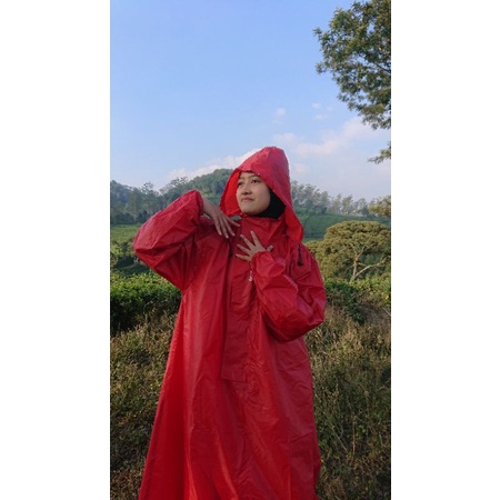 Jas Hujan Gamis Syari Muslimah Bigsize Jumbo