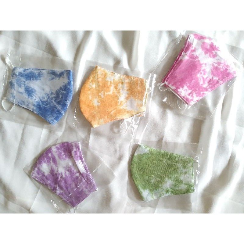 MASKER TYE DIE | masker hijab | masker non hijab | masker 3 ply | souvenir masker