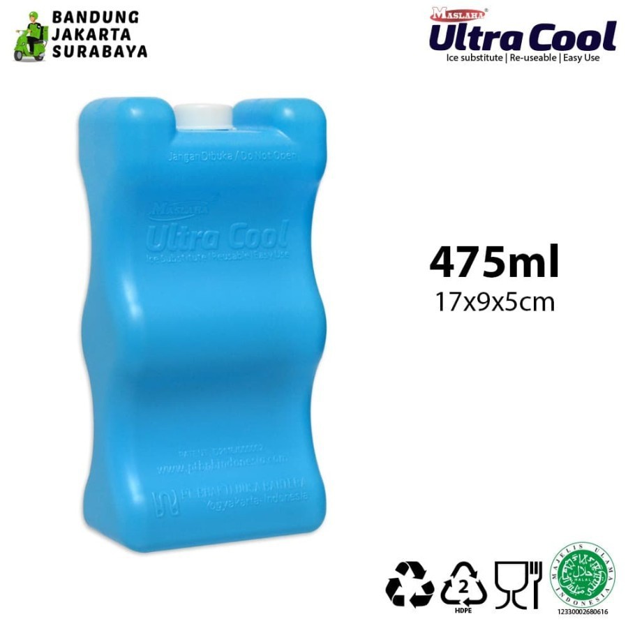 Ultra Cool Ice Gel | Cool Pack Blue | Pengganti Es Batu | Ultracool 475ml