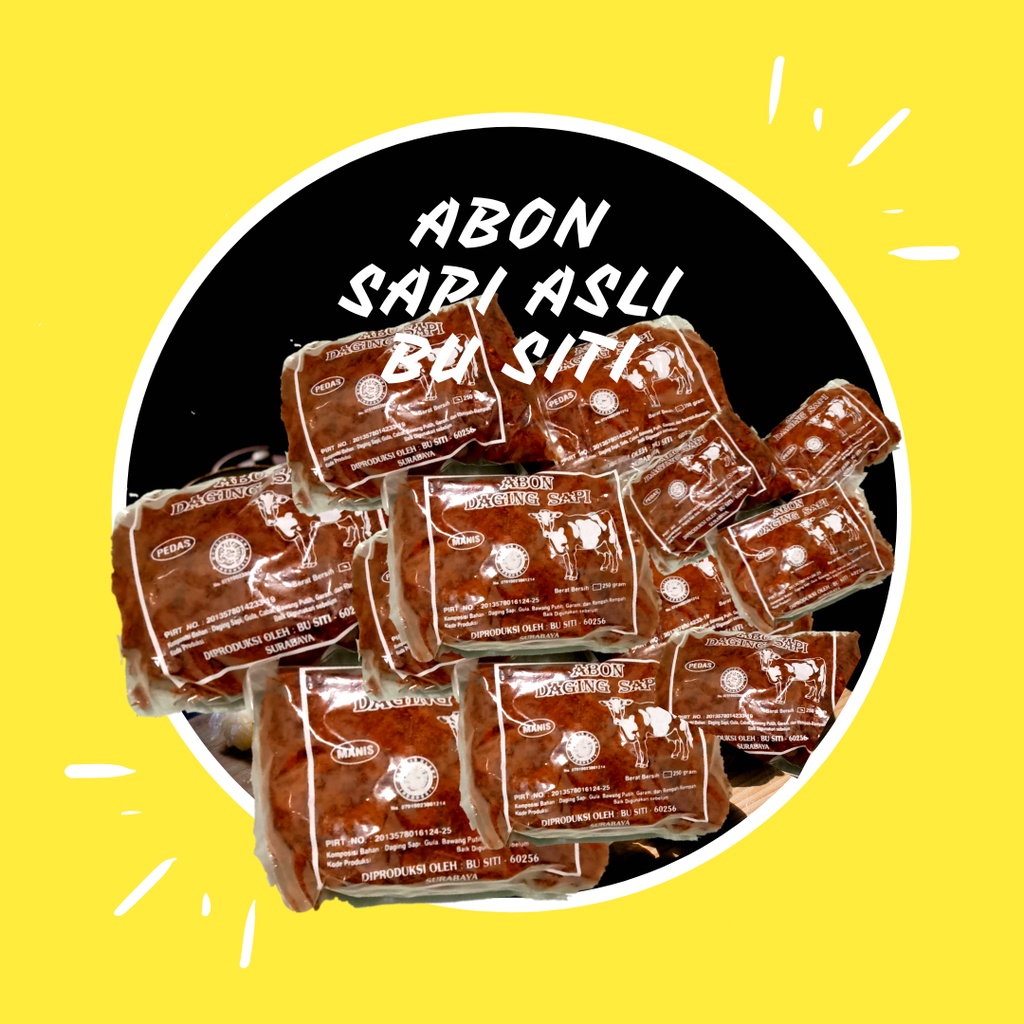 

ABON SAPI ASLI BU SITI 250 GRAM