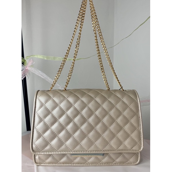 (REAL PIC) CK Quilted Shoulder Bag