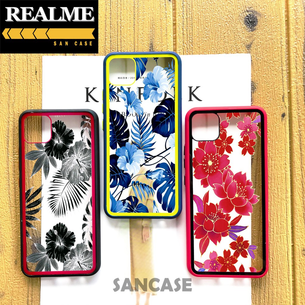 Casing Case Motif Bunga Realme 5i C11 C15 C12