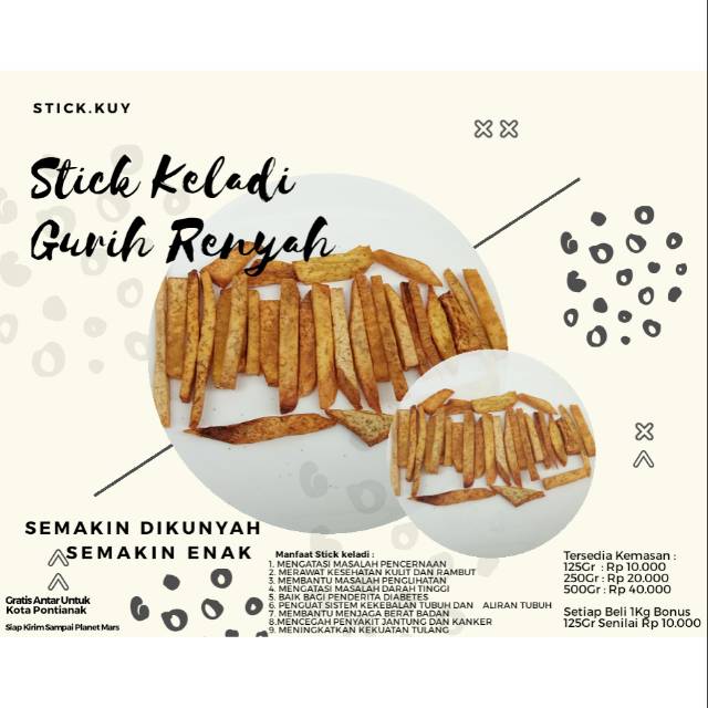 

Stick Keladi Gurih Renyah