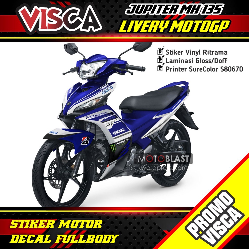 Jual Decal jupiter Mx 135 full body Stiker jupiter mx 135 Sticker
