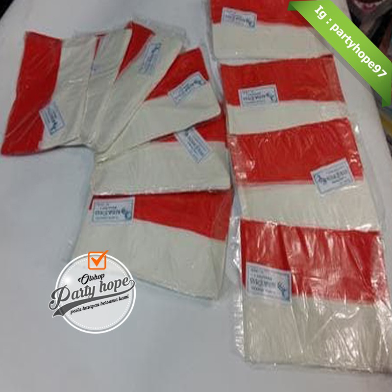 bendera plastik bendera merah putih bendera agustusan  