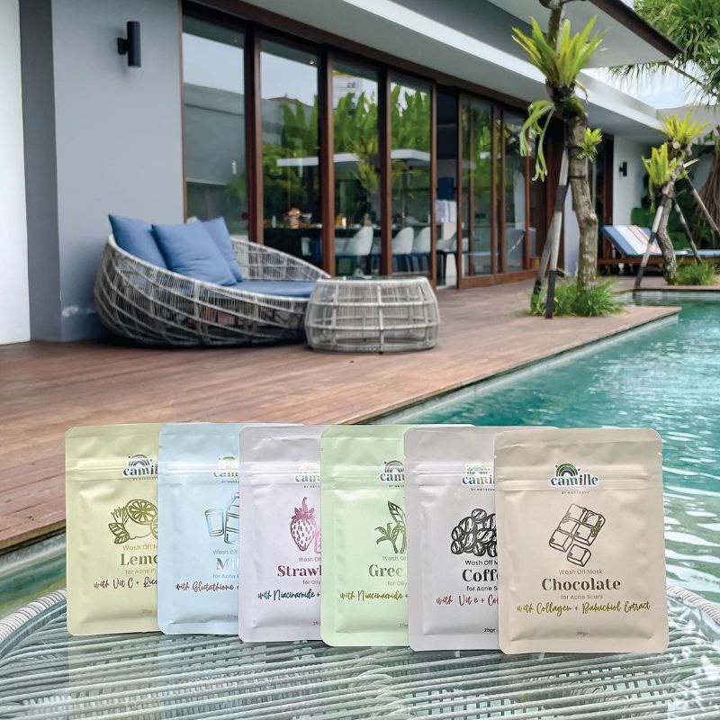 BPOM Masker Camille 25gr - Wash Off Mask Camille Beauty