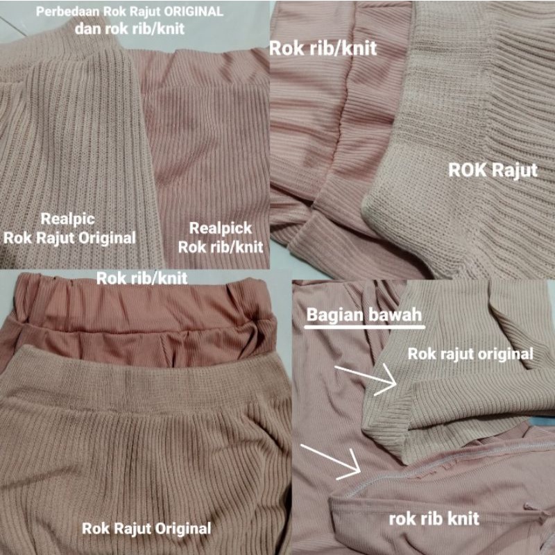 ROK RAJUT PANJANG RENNA SKIRT | ROK SPAN | ROK PREMIUM