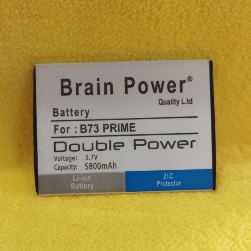 Baterai batre BRANDCODE B73 PRIME double power