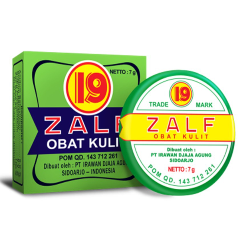 ZALF 19 SALEP JAMUR PANU PADAS KURAP GATAL KULIT EKSIM