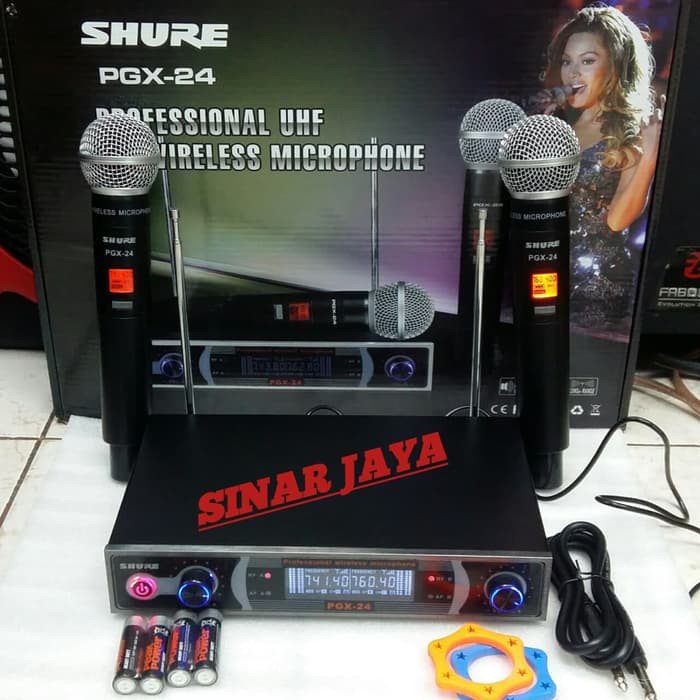 SHURE PGX 24 Mic wireless   Microphone Shure pgx 24