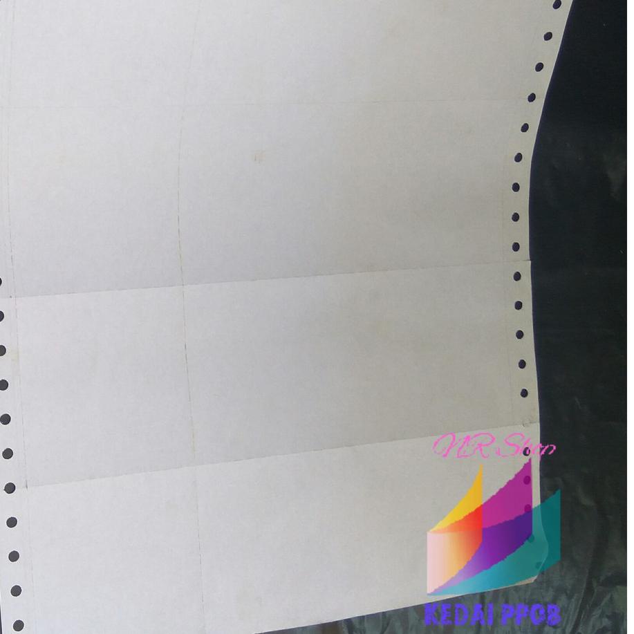 

[IJTCQ6192] Kertas Continuous Form Struk PPOB PLN A4 Dibagi 4 Rangkap 1 Eceran Logo Bank BSB ( BUKOPIN Syariah)