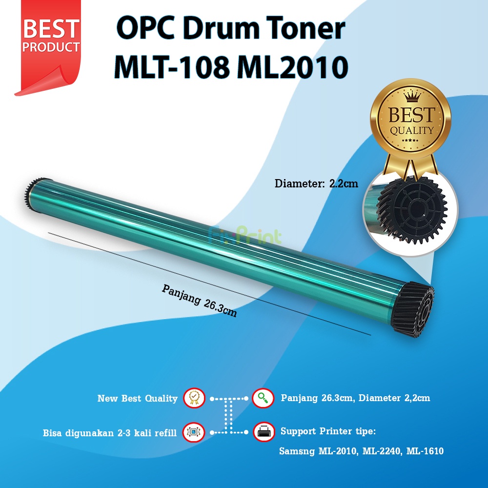 OPC Drum Toner Cartridge MLT-108 D108S Printer Samsng ML-2010 ML-2240 ML-1610