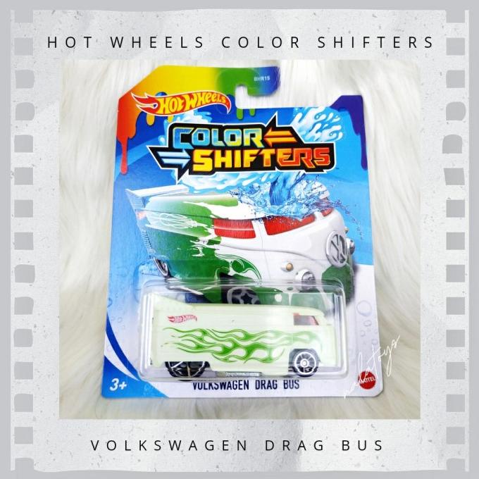 ~~~] hot wheels drag bus color shifters