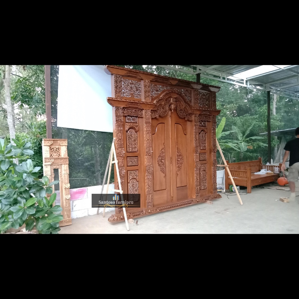 Pintu kusen rumah gebyok 3 meter