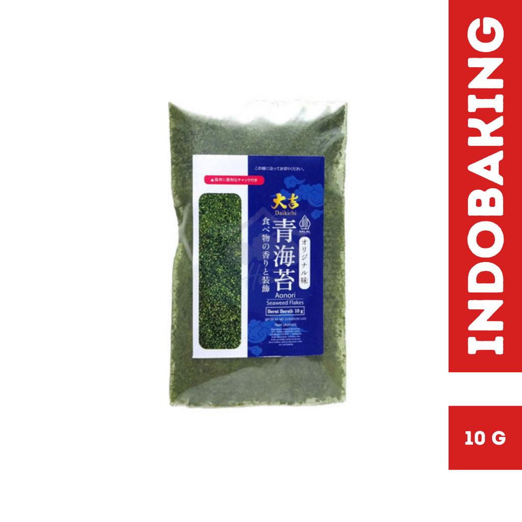 

Aonori Bubuk Nori Taburan Takoyaki Mentai / Bubuk Seaweed Flakes / Serbuk Rumput Laut 10g