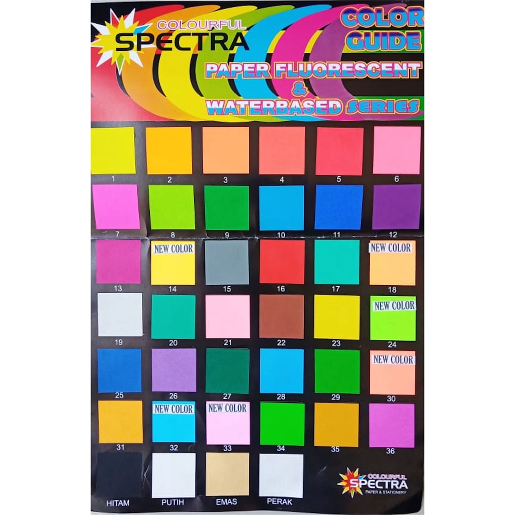 Jual KERTAS / KARTON ASTURO / SPECTRA WARNA SPOTLIGHT ( 60 X 40 CM ...