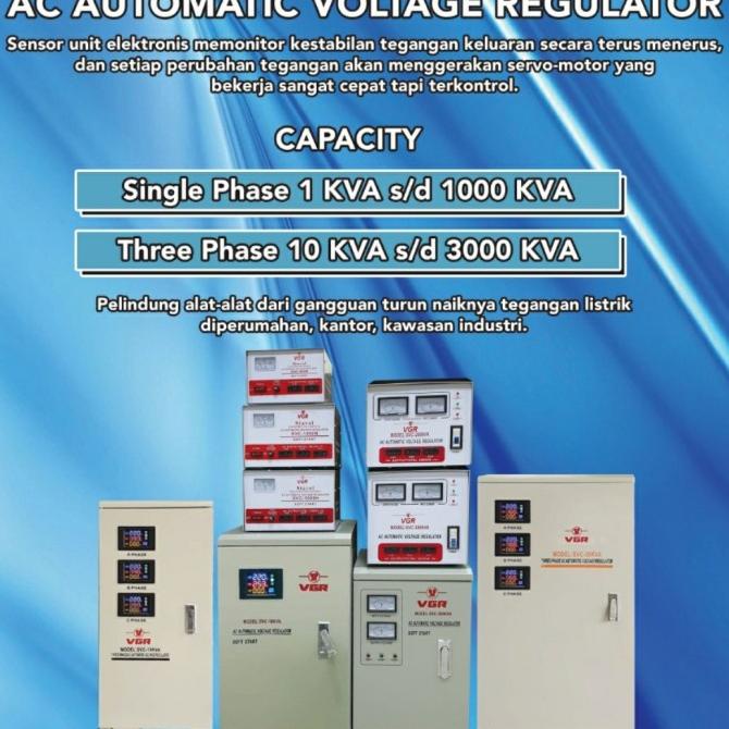 Stabilizer Listrik 3000 Va - 3000 Watt Merk Vgr