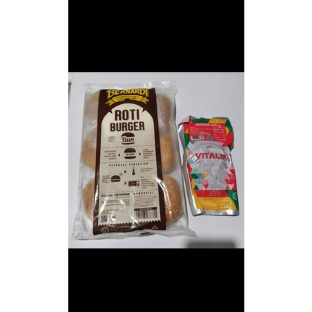 

Paket Bernardi Roti Wijen Isi 6 + Vitalia Daging Burger Isi 10