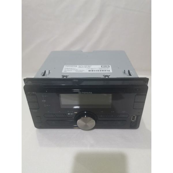 Head Unit Toyota Calya Original Copotan dari Dealer (bluetooth)