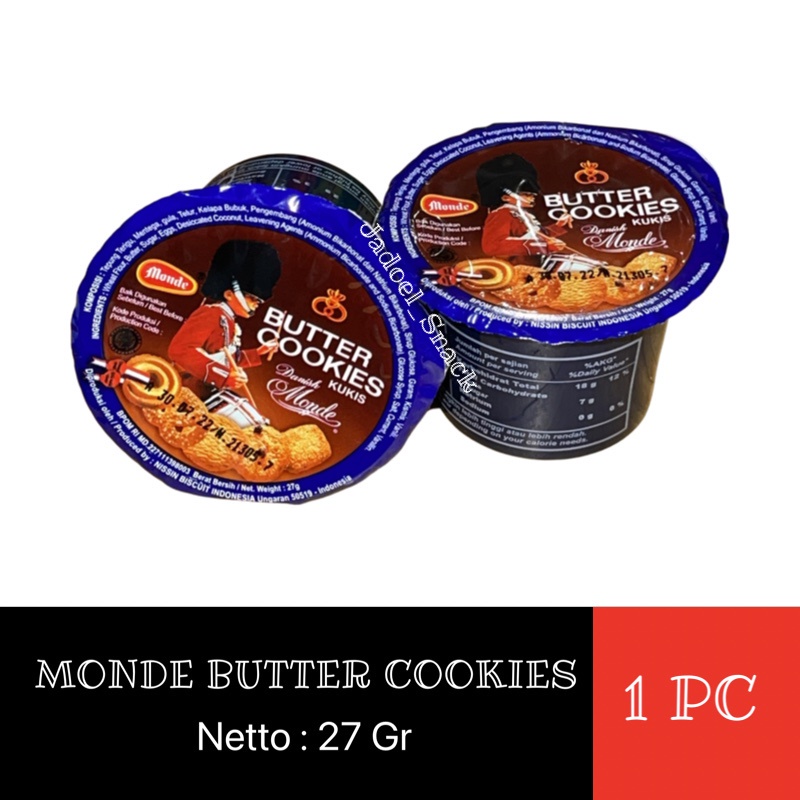 

Monde Butter Cookies 27 Gr by JadoelSnack