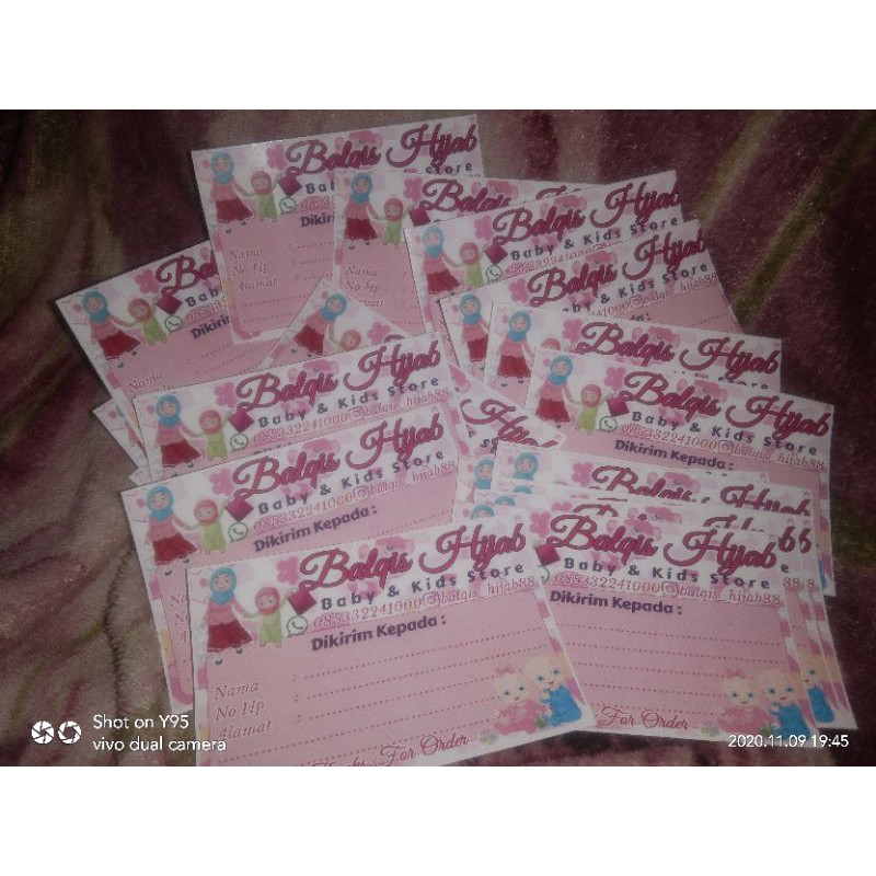 

Stiker Label Pengiriman Custom Cantik