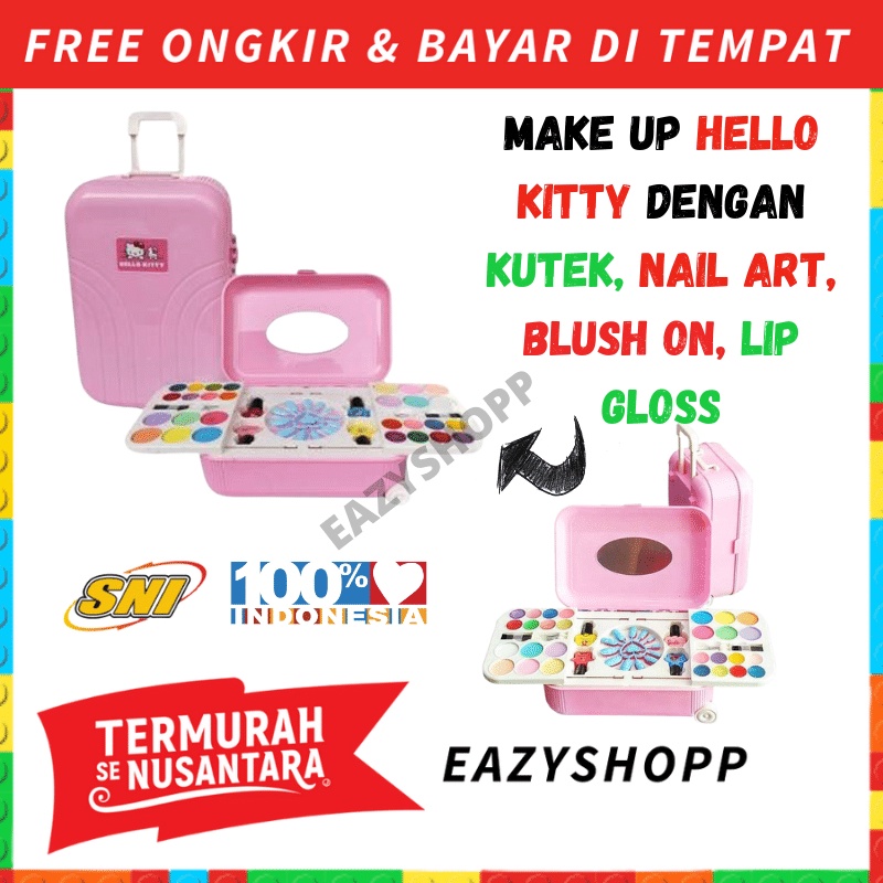 Mainan Anak Perempuan Cewek Edukasi Make Up Dandan Dandanan Mekap Makeup Bermain Belajar Permainan E