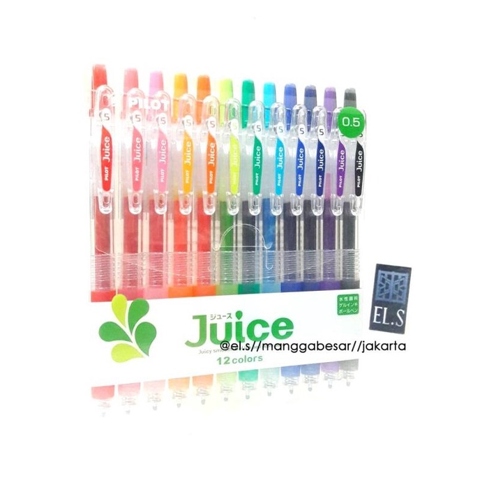 

Pilot Juice Gel Pen 0.5 Basic Set 12 Warna