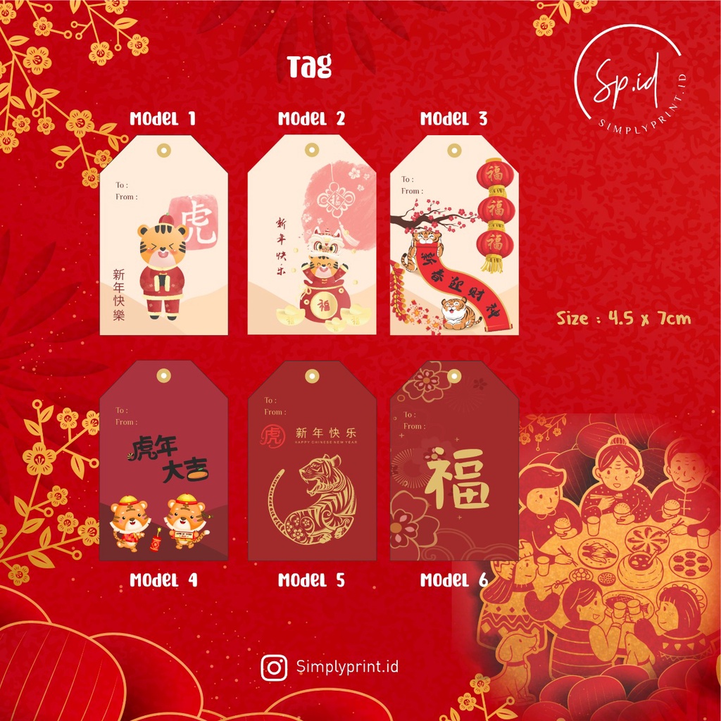 

HANGTAG IMLEK 2022 / HANGTAG SINCIA 2022 / HANGTAG CNY 2022 / HANGTAG ISI 24 PCS