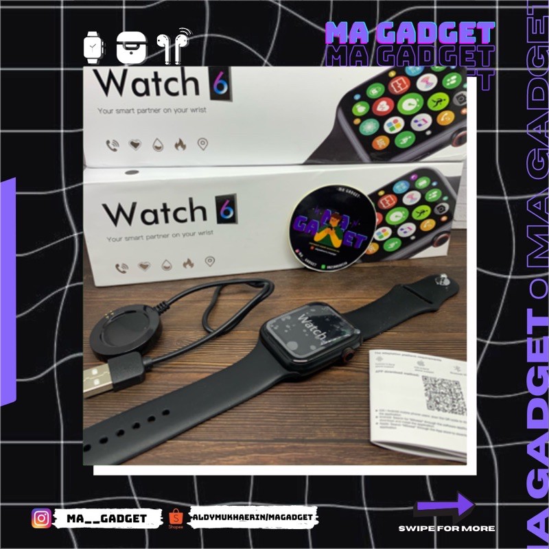 Watch 6 Pro Full Layar Smartwatch IWO 6 Pro