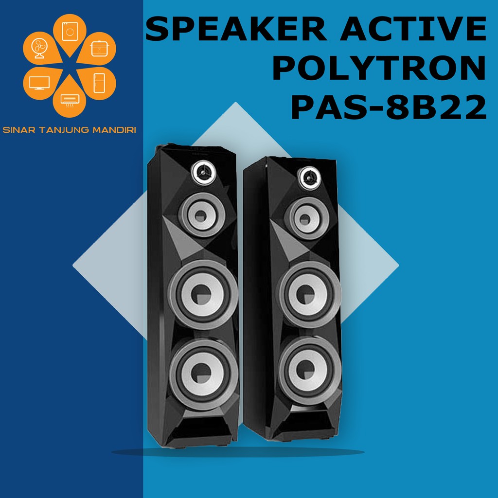 Jual Speaker Aktif POLYTRON PAS-8B22 | Shopee Indonesia