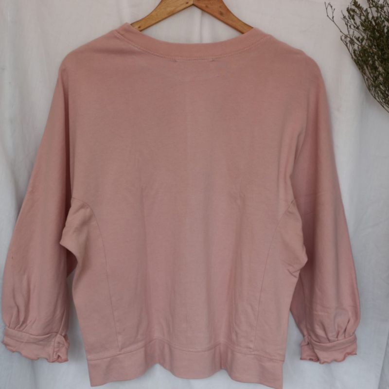 Love and Show soft pink thrift shirt