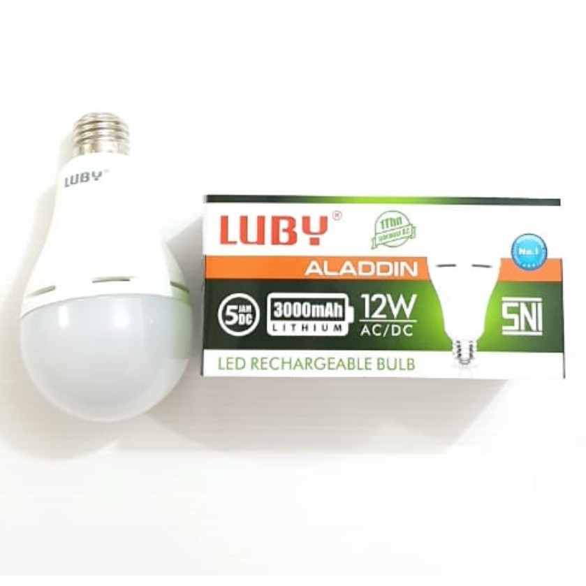 Luby Aladdin 12w Lampu Led Magic / Emergency / Ajaib / Bohlam