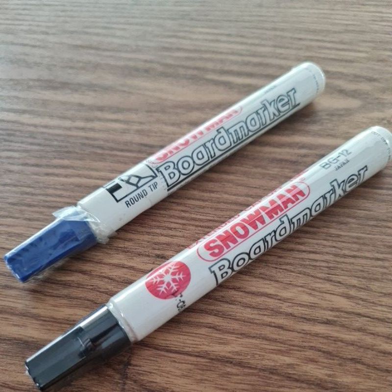 

Spidol boardmarker Snowman spidol BG12 round tip per oiece