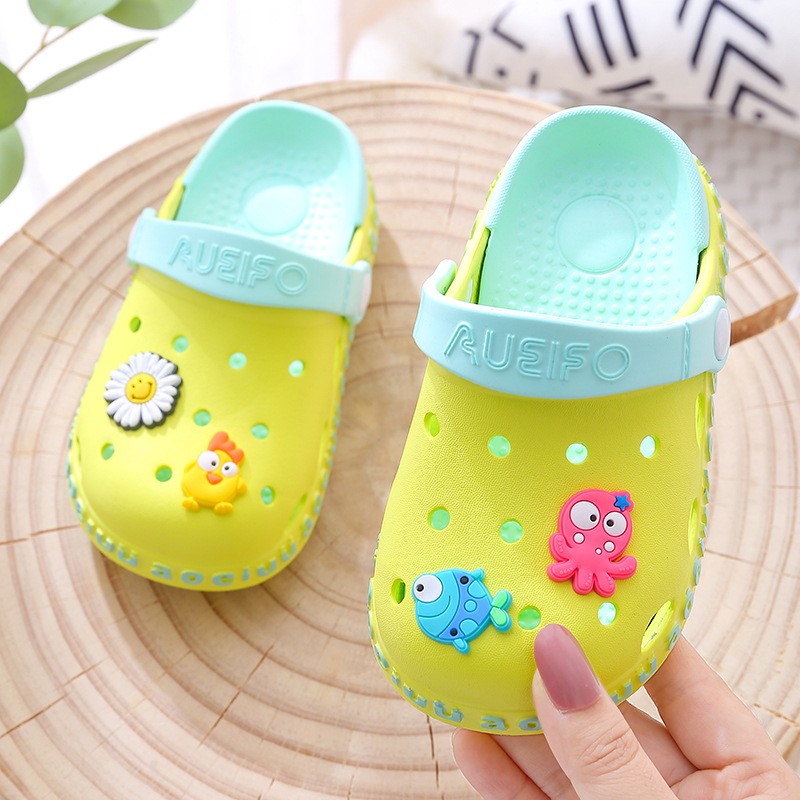 HappyOliver CHOOCHOO PAO2 anak Sandal slop anak laki perempuan cewek