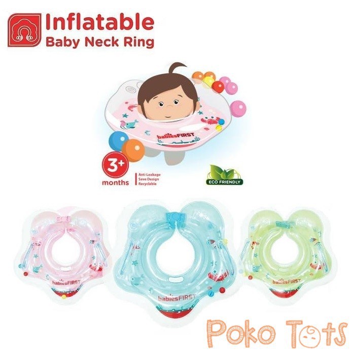 Babies First Inflatable Baby Neck Ring Ban Renang Leher Bayi OUNUO BabiesFirst WHS