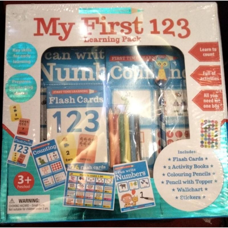 

import book !!!My first 123 learning pack