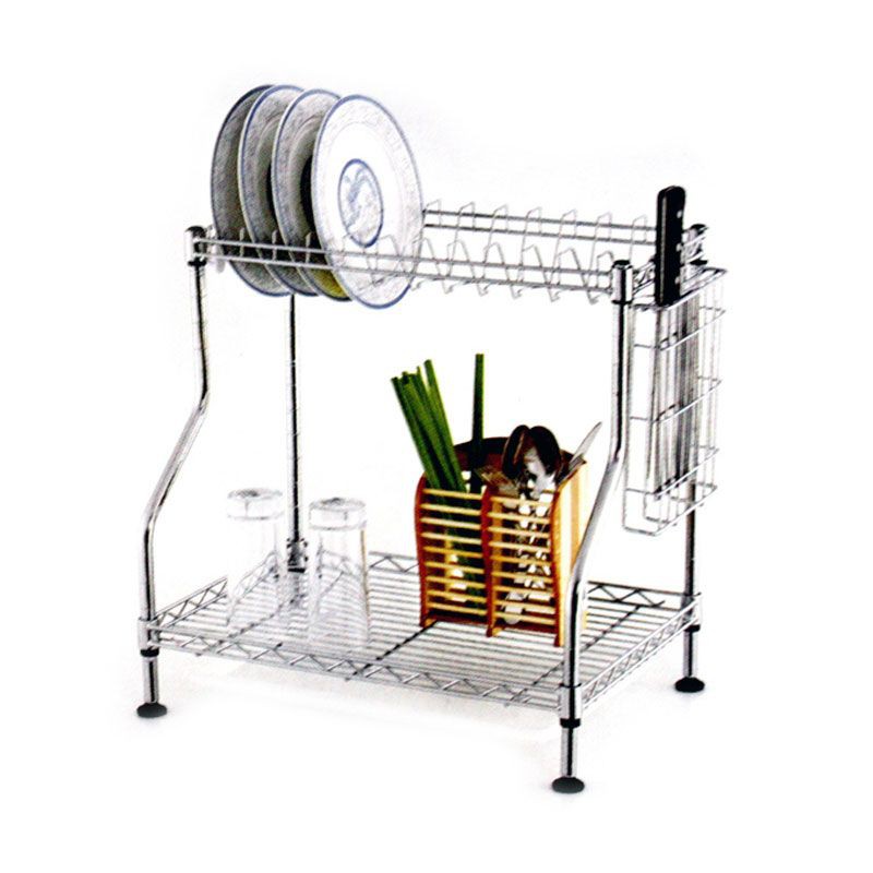 RRMS Zehn Cj-C1140 Rak Piring Chrome Adjustable 45x30x44cm Steel