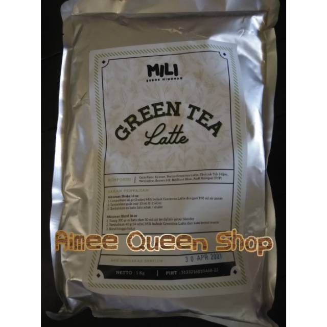 Bubuk Minuman Mili Green Tea