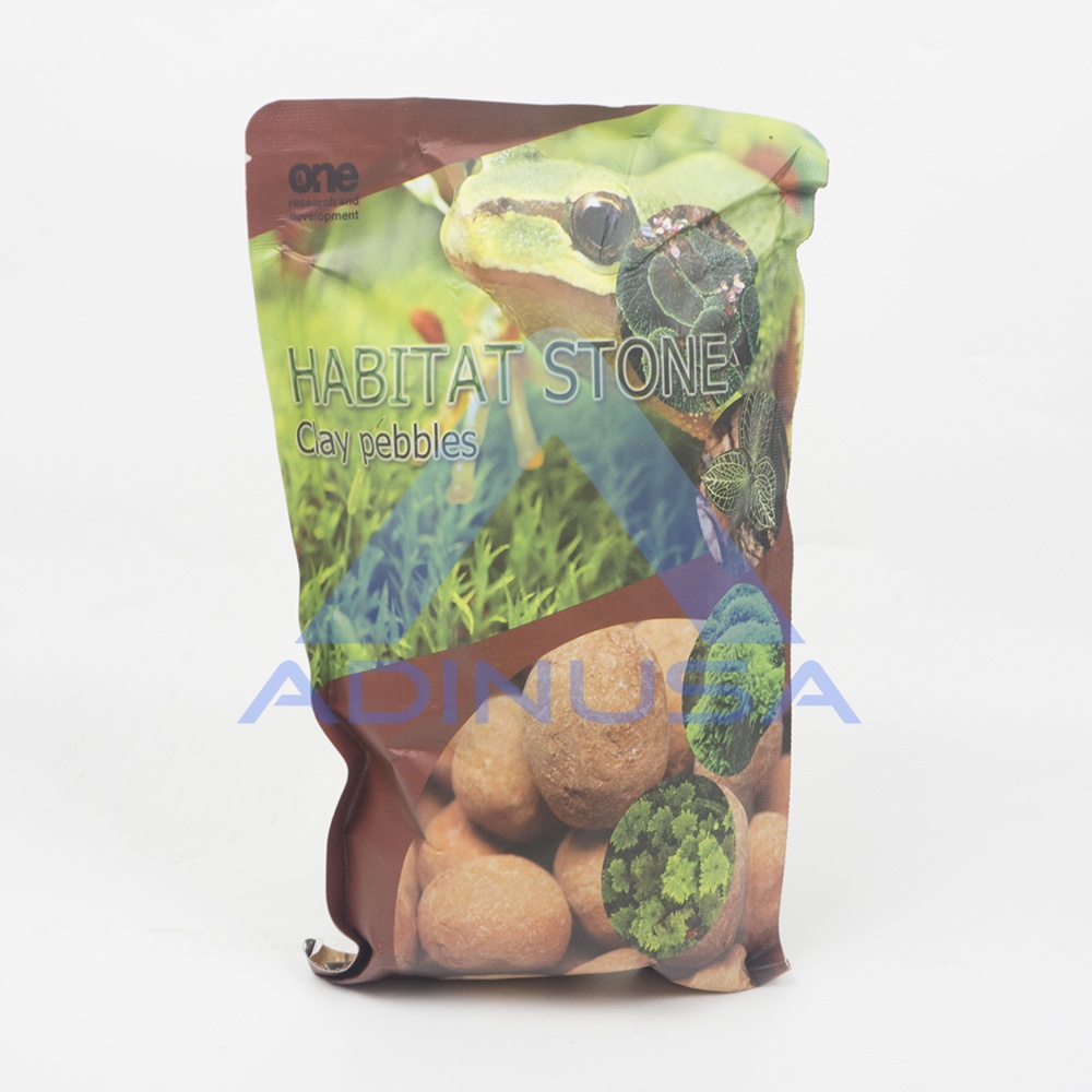 HABITAT STONE 1 LITER MEDIA TANAM TERRARIUM VIVARIUM CLAY PEBBLE