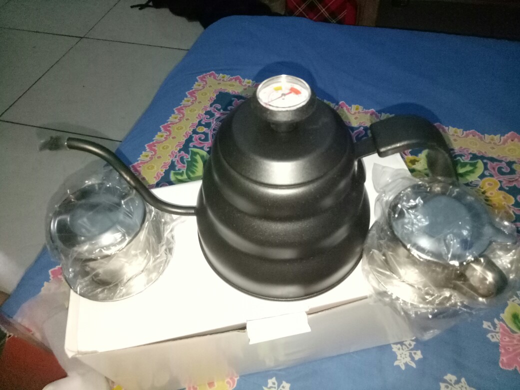 Onetwocups Coffee Maker Pot Drip Kettle Teko Barista