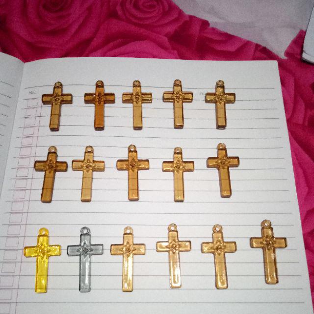 Salib Rosario Akrilik 3 Cm