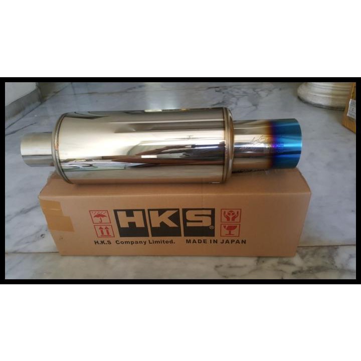 Jual Muffler Hks Hi Power Titanium Jasma Uk Inlet 3Inch Shopee Indonesia